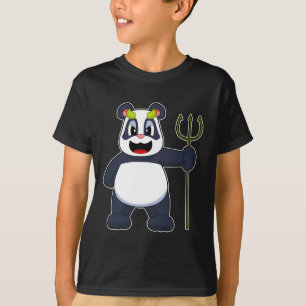 T-shirt Le diable de Panda Halloween
