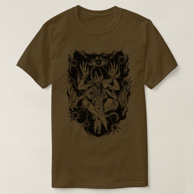 T-shirt Le diable du sang de puissance Chainsaw (Design devant)