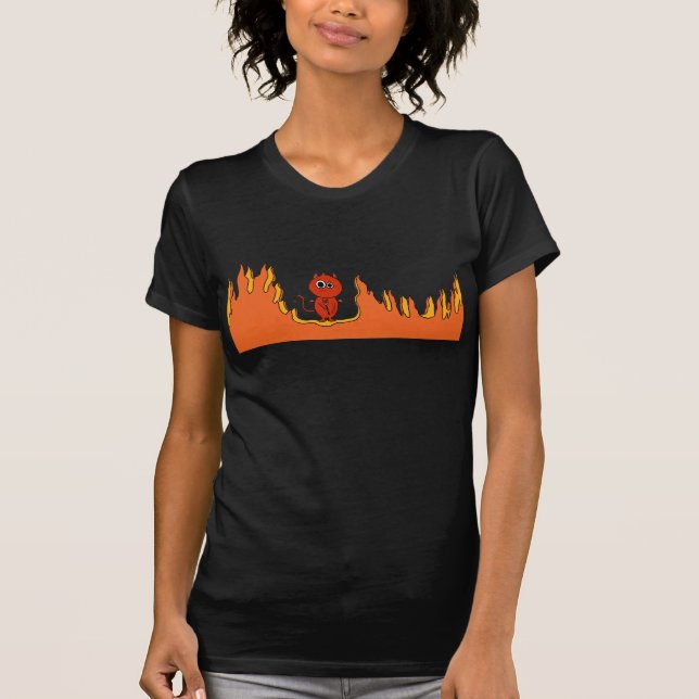 T-shirt Le diable m'a incité à le faire ! (Devant)