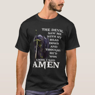 T-shirt Le Diable M'A Vu La Tête Et A Pensé Qu'Il Avait Ga