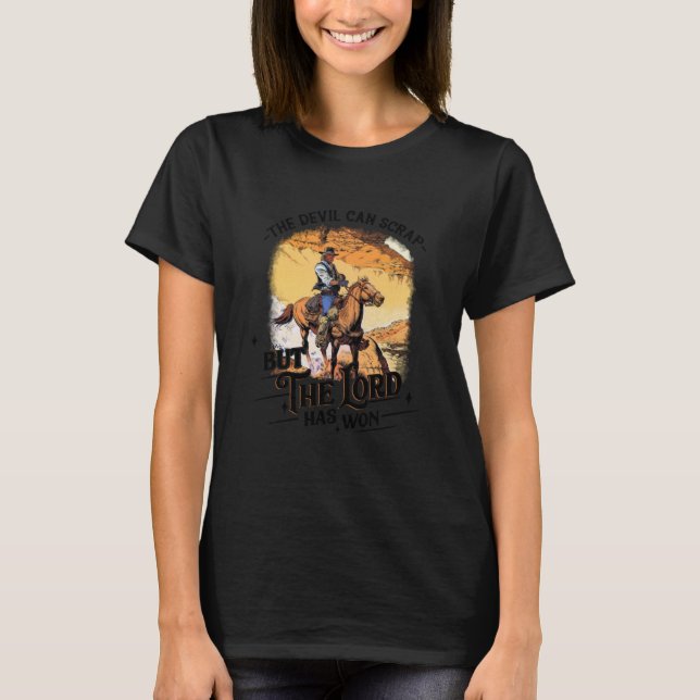 T-shirt Le diable peut se débarrasser (Devant)