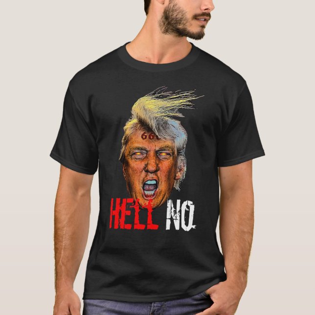 T-shirt Le Diable Président Trump Diable Anti-Christ - Enf (Devant)