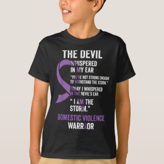T-shirt Le Diable - Soutien à la sensibilisation à la viol