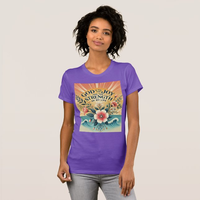 T-shirt "Le Dieu des femmes est une chemise Inspirante : (Devant entier)