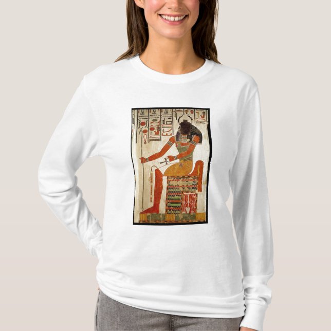 T-shirt Le dieu, Khepri, de la tombe de Nefertari (Devant)