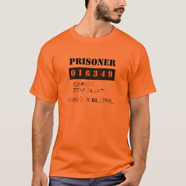 T-shirt Le dilemme du prisonnier (Devant)
