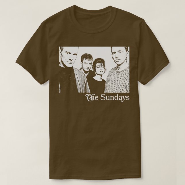 T-shirt Le dimanche 90s Retro Fan Art (Design devant)