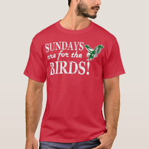 T-shirt Le Dimanche Est Pour Les Oiseaux - 5