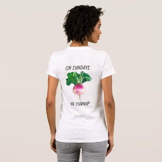 T-shirt Le dimanche, nous Turnip - Passages d'animaux