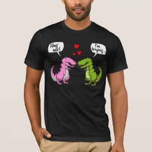 T-shirt Le dinosaure de T-Rex m'étreignent plaisanterie