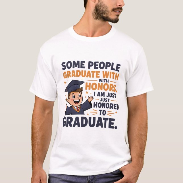 T-shirt Le diplômé (Devant)