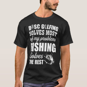 T-shirt Le Disc Golf Résout La Plupart De Mes Problèmes Go