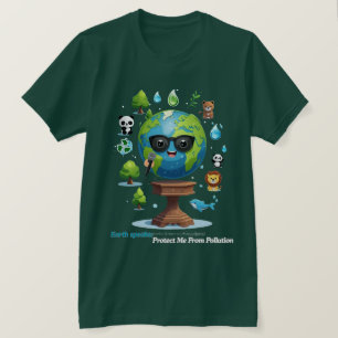 T-shirt Le discours de la Terre : un appel à la protection