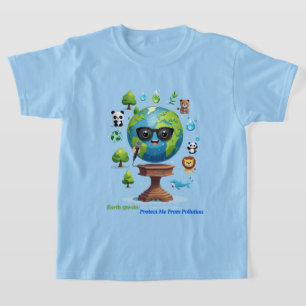 T-shirt Le discours de la Terre : un appel à la protection