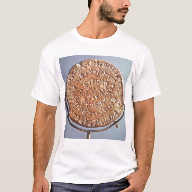 T-shirt Le disque de Phaistos, avec l'importance inconnue (Devant)