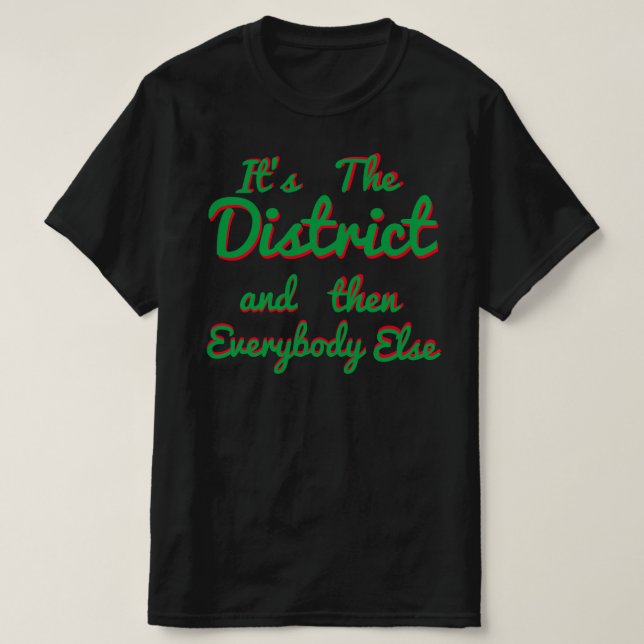 T-shirt Le district Tee (Design devant)