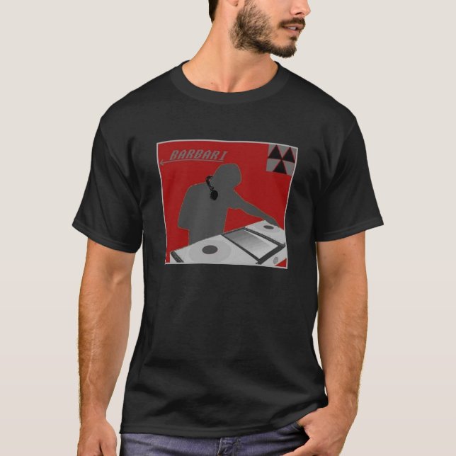 T-shirt Le DJ Barbari, Barbarization (Devant)