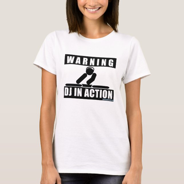 T-shirt Le DJ dans l'action (Devant)