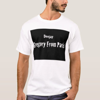 T-shirt Le DJ Gregory pour, Paris