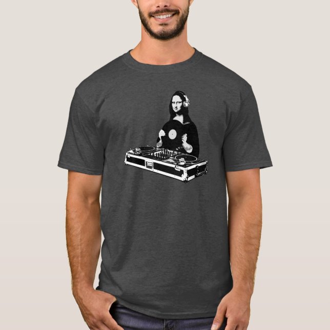 T-shirt Le DJ Mona Lisa (Devant)