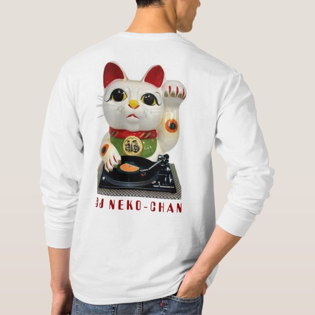 T-shirt le DJ neko-chan (Dos)
