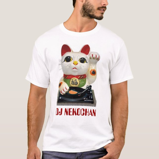 T-shirt le DJ nekochan aussi (Devant)