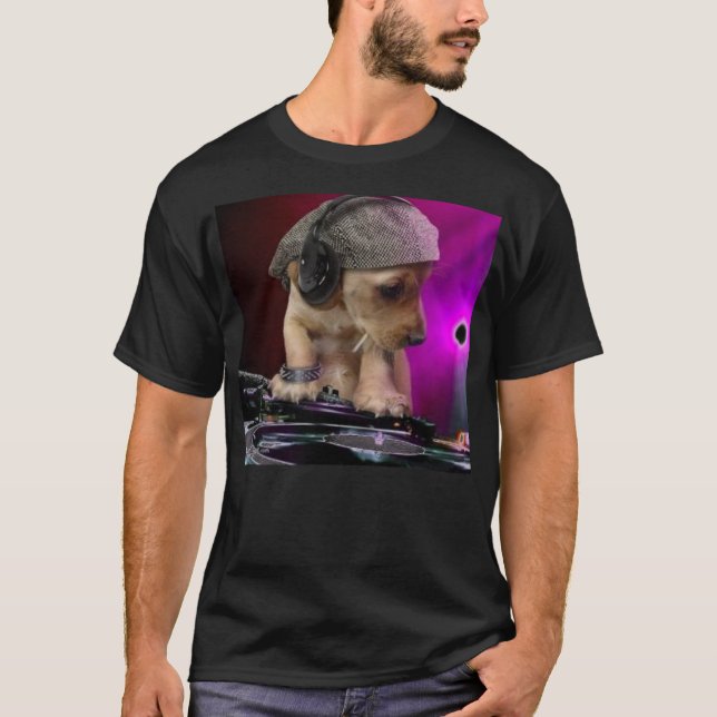 T-shirt Le DJ poursuivent (Devant)