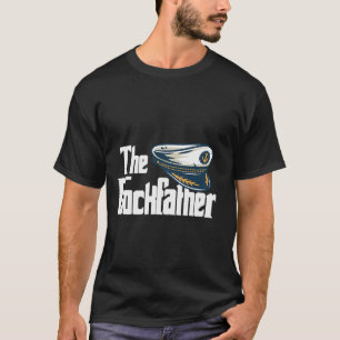 T-shirt Le Dockfather Drôle De Pêche Bateau Papa Capt