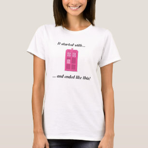 T-shirt Le docteur d'amour de geek frappe encore
