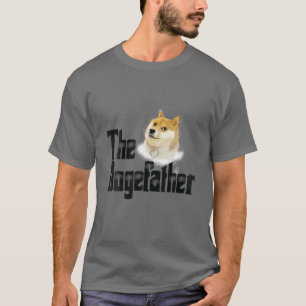 T-shirt Le Dogecoin Dogecoin Shiba Doge À La Moon Coi