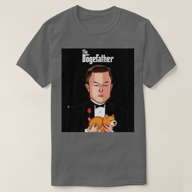T-shirt Le Dogefather Drôle (Design devant)