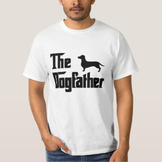 T-shirt Le Dogfather dachshund Funny Chien Propriétaire
