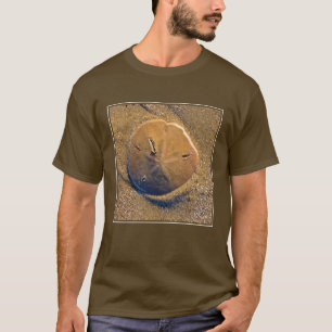 T-shirt Le dollar de sable a indiqué sur la plage Hilto