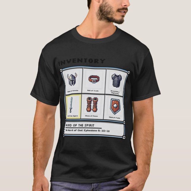 T-shirt Le don de l'Armure de Dieu (Devant)