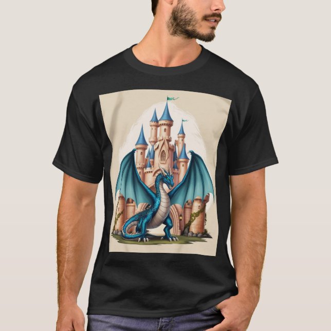 T-shirt Le donjon du dragon : Le château enchanté (Devant)