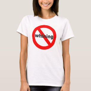 T-shirt Le double a dégrossi aucune pleurnicherie