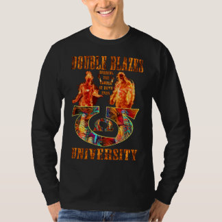 T-shirt Le double flambe l'université MMXIX