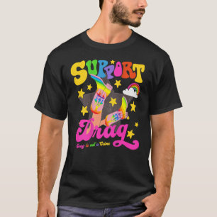 T-shirt Le Drag De Support N'Est Pas Un Crime À L'Encontre