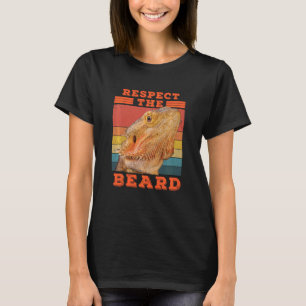 T-shirt Le Dragon À Portes Respecte Le Lizard De Barbe Et
