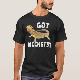 T-shirt Le Dragon Arpenté A Obtenu Des Crickets Lizard Rep