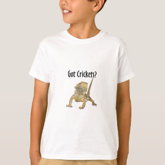 T-shirt Le dragon barbu a obtenu des crickets