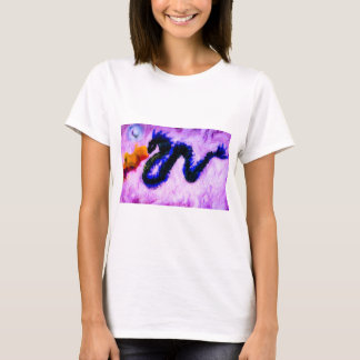 T-shirt Le dragon bleu