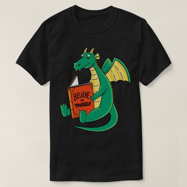 T-shirt Le dragon croit en toi (Design devant)