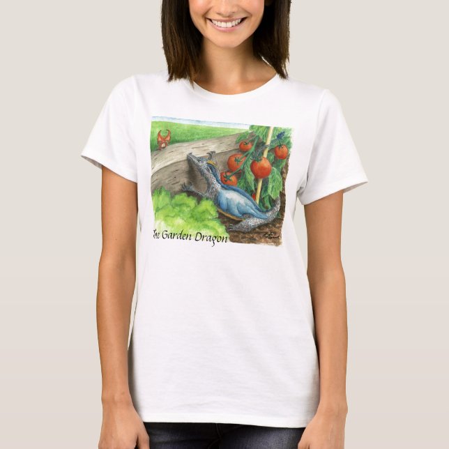 T-shirt Le dragon de jardin (Devant)