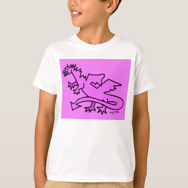T-shirt Le dragon d'Olivia (Devant)