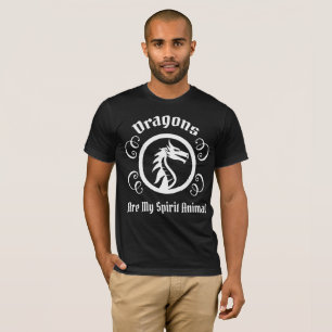 T-shirt Le Dragon Est Mon Esprit Animal Dragon Lover