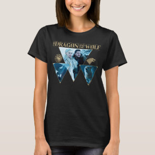T-shirt Le Dragon et le Wolf Daenerys & Jon Graphic