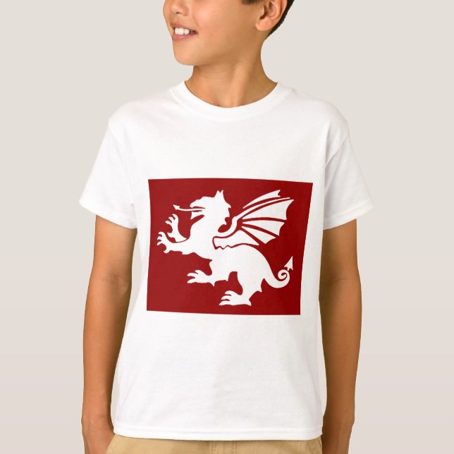 T-shirt Le dragon rouge (Devant)