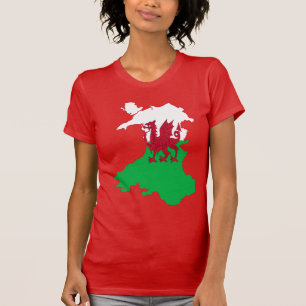 T-shirt Le Dragon Rouge Montrera La Voie