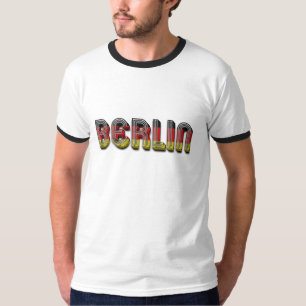 T-shirt Le drapeau allemand de Berlin Allemagne colore la